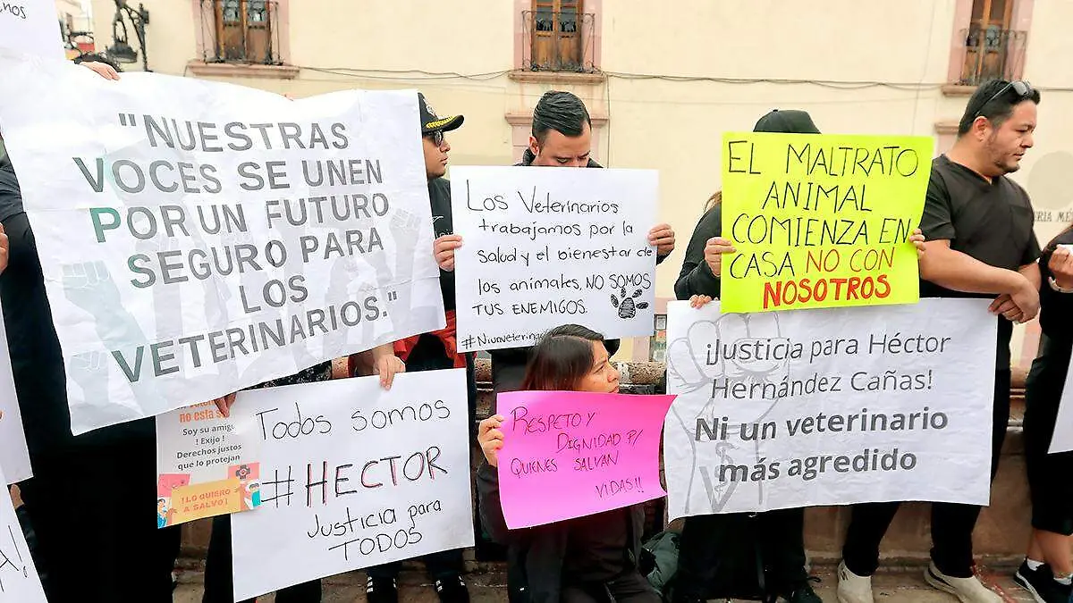 Protesta veterinarios